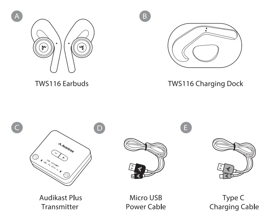 Avantree Candid - Open-Ear Wireless Earbuds-1