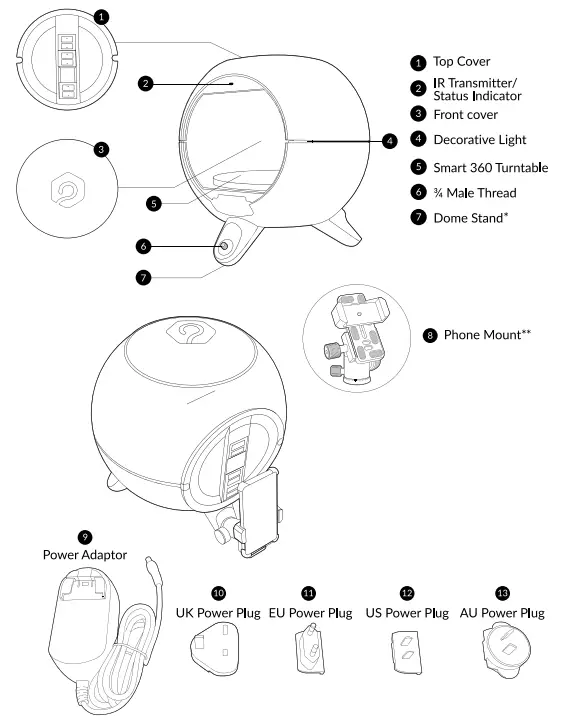 ORANGEMONKIE Foldio360 Smart Dome-fig3