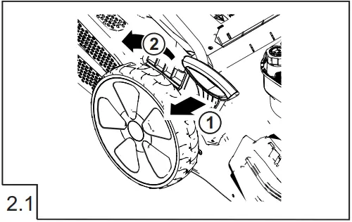 AL-KO 46.6 SP-B Plus Petrol Lawn Mower B02.1