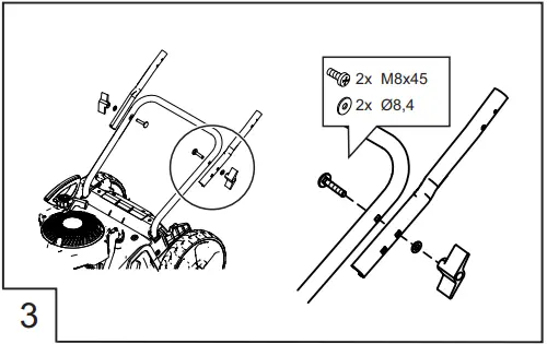 AL-KO 46.6 SP-B Plus Petrol Lawn Mower B03