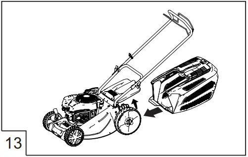 AL-KO 46.6 SP-B Plus Petrol Lawn Mower B13