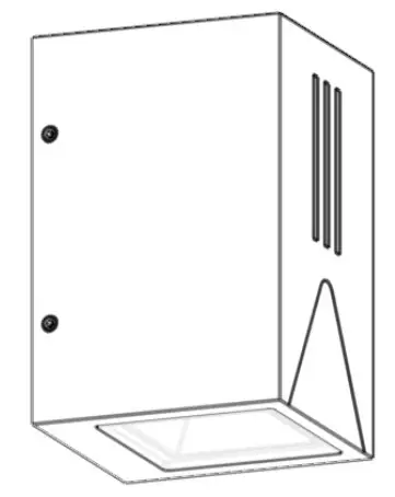 resistex 946212 Balder CUB 3 48W LED Wall Light