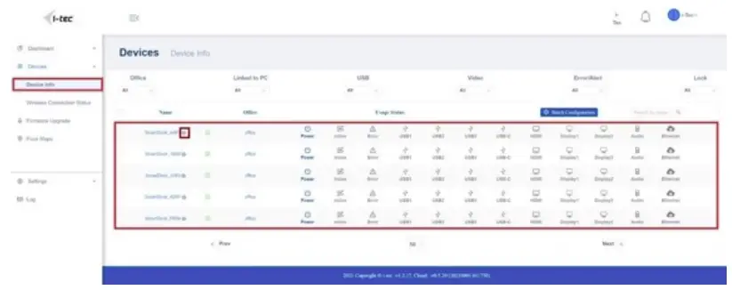 Rename docking stations