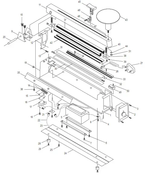 ULINE H-293 Impulse Sealer with Cutter - Overview