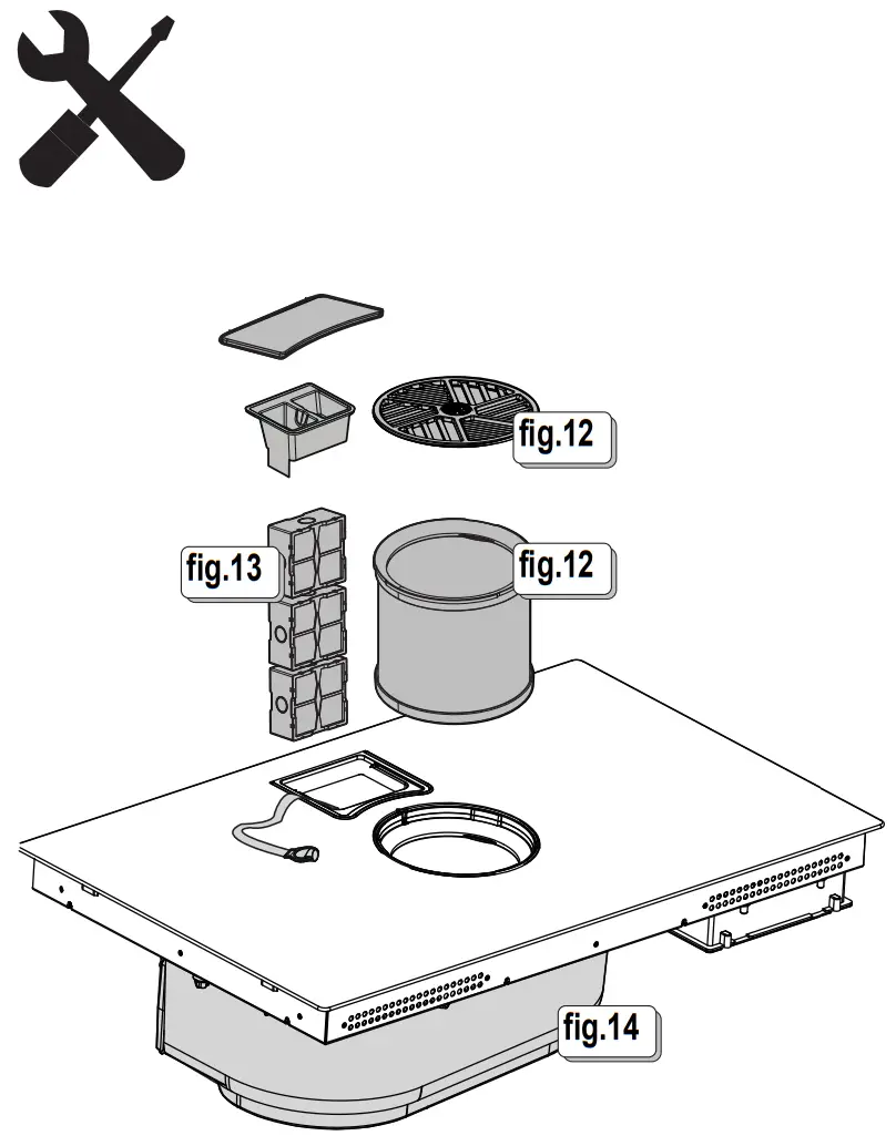 BERTAZZONI PE365IDDNET Induction Downdraft - fig16