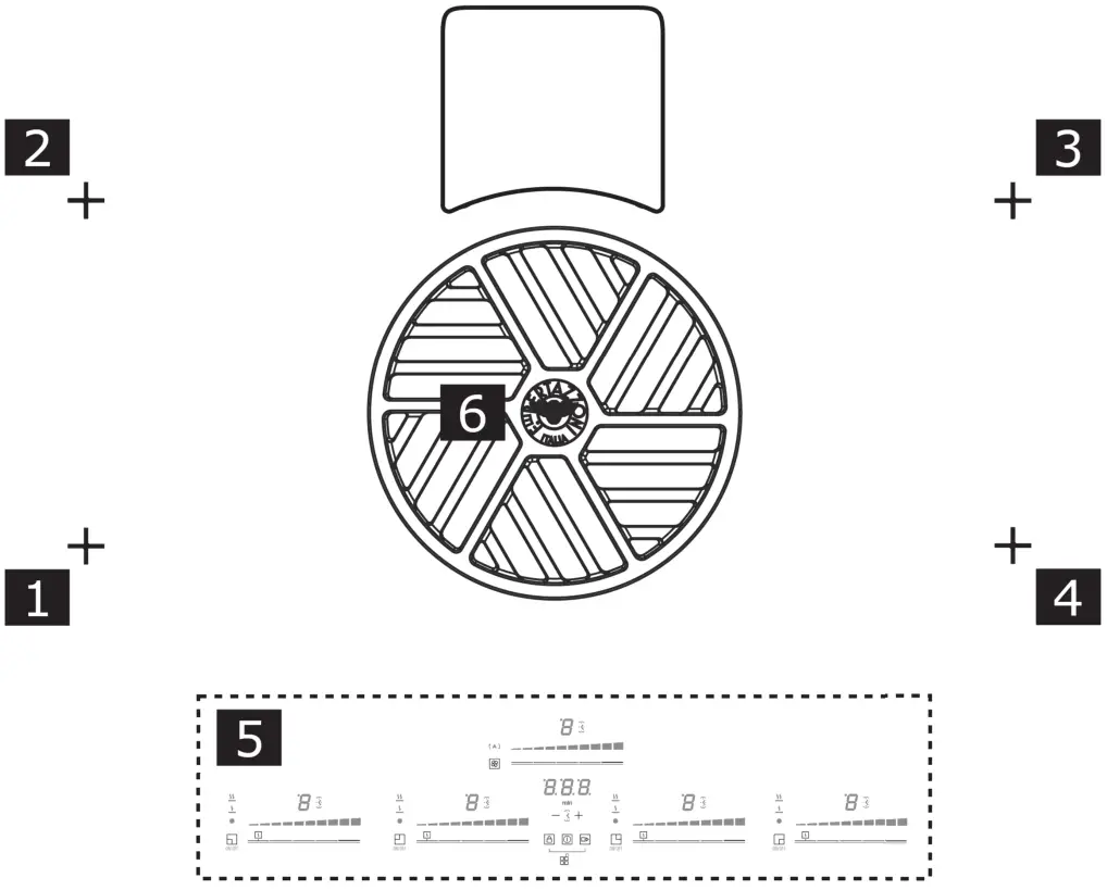 BERTAZZONI PE365IDDNET Induction Downdraft - fig5