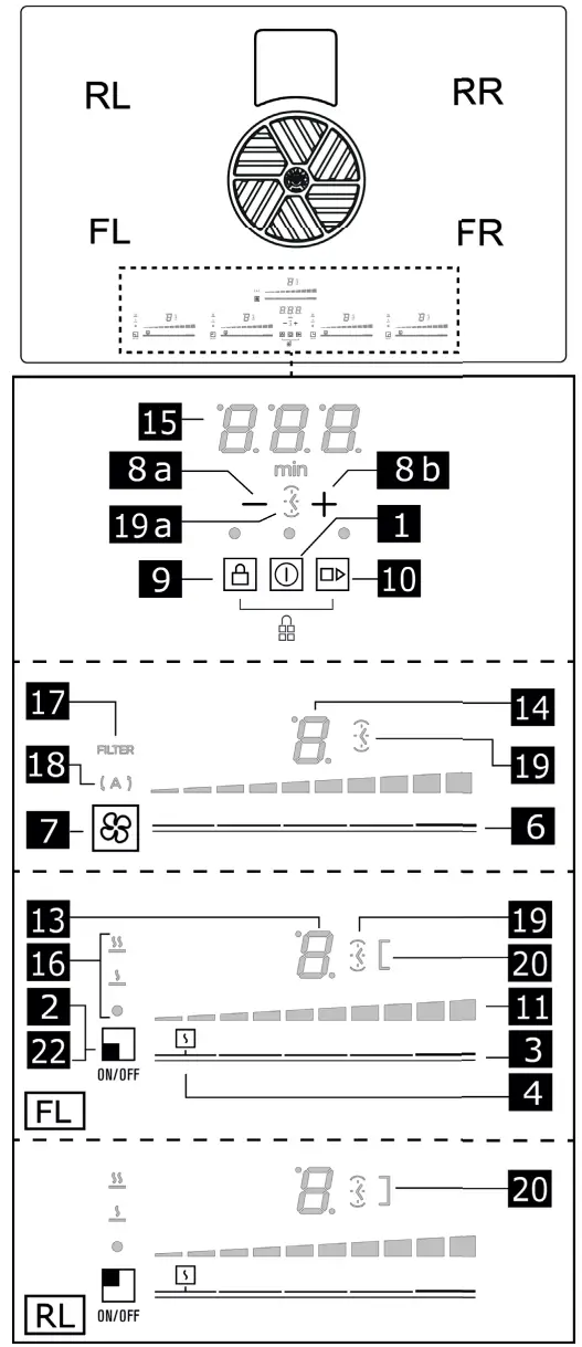 BERTAZZONI PE365IDDNET Induction Downdraft - fig6