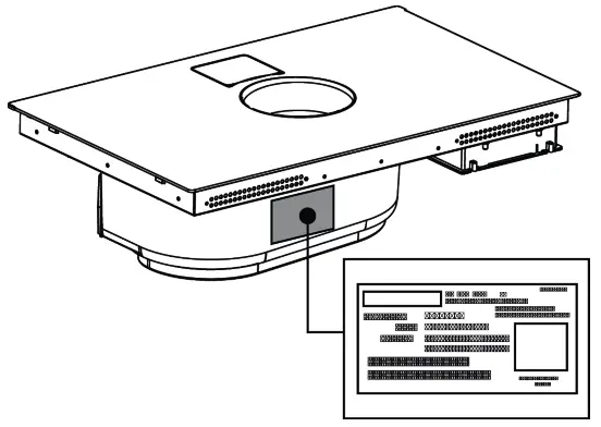 BERTAZZONI PE365IDDNET Induction Downdraft - tecnical data