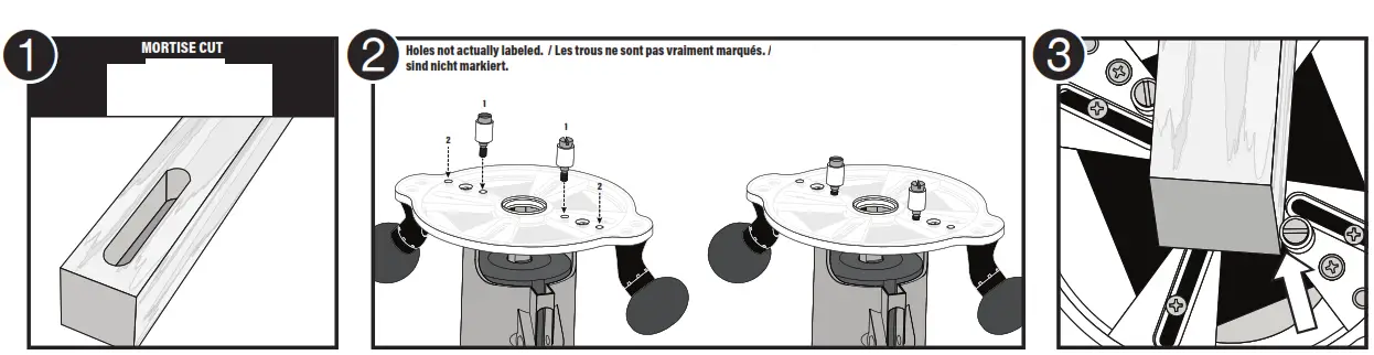 MILESCRAFT 1225 CompactSubBase Compact Router Attachment - fig7