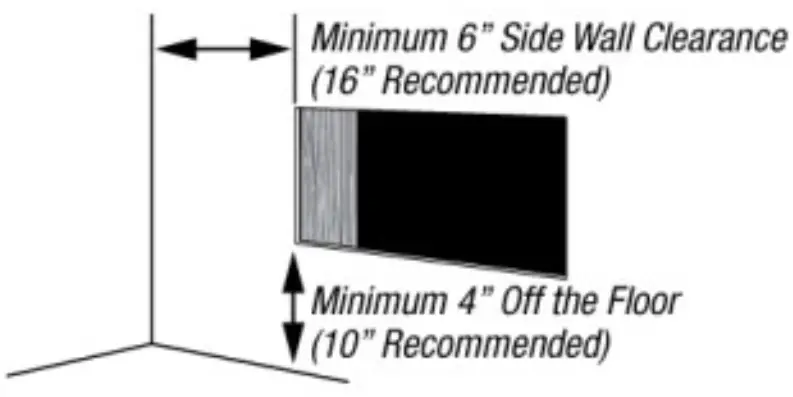 king PX2417-WD-R PX Comfort Craft Fan Forced Heater - 3