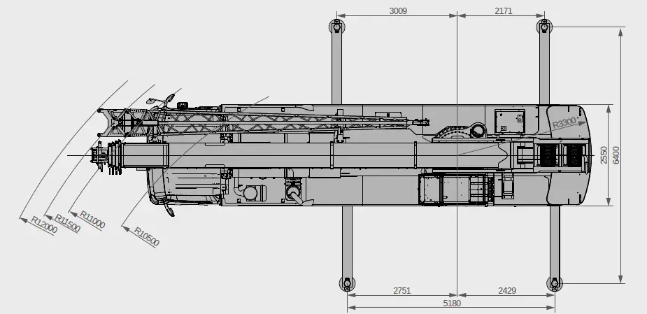 SANY STC250T4 25 Tons Lifting Capacity Truck Crane 14