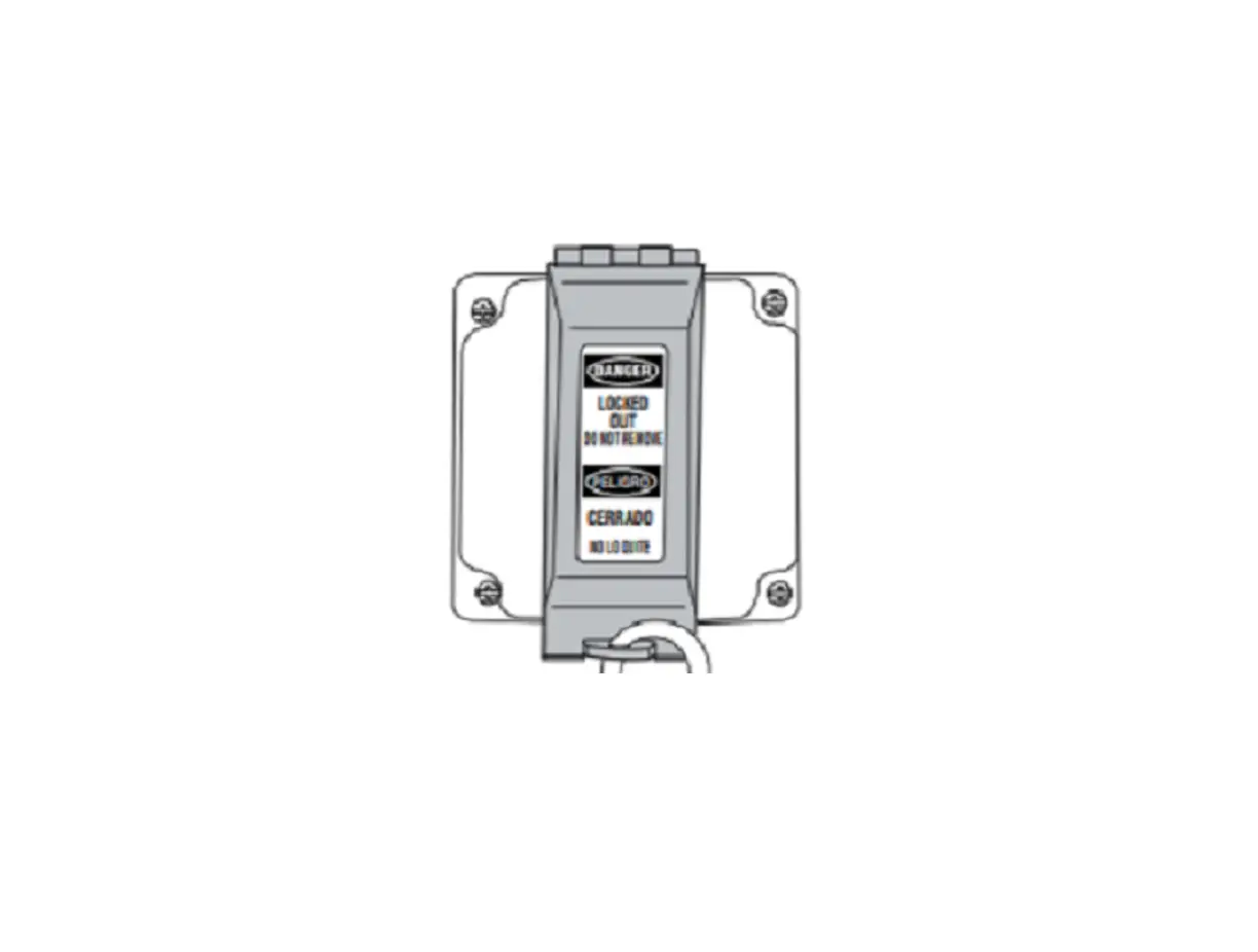 Uline H-3438 Universal Wall Switch Lockout Installation Guide