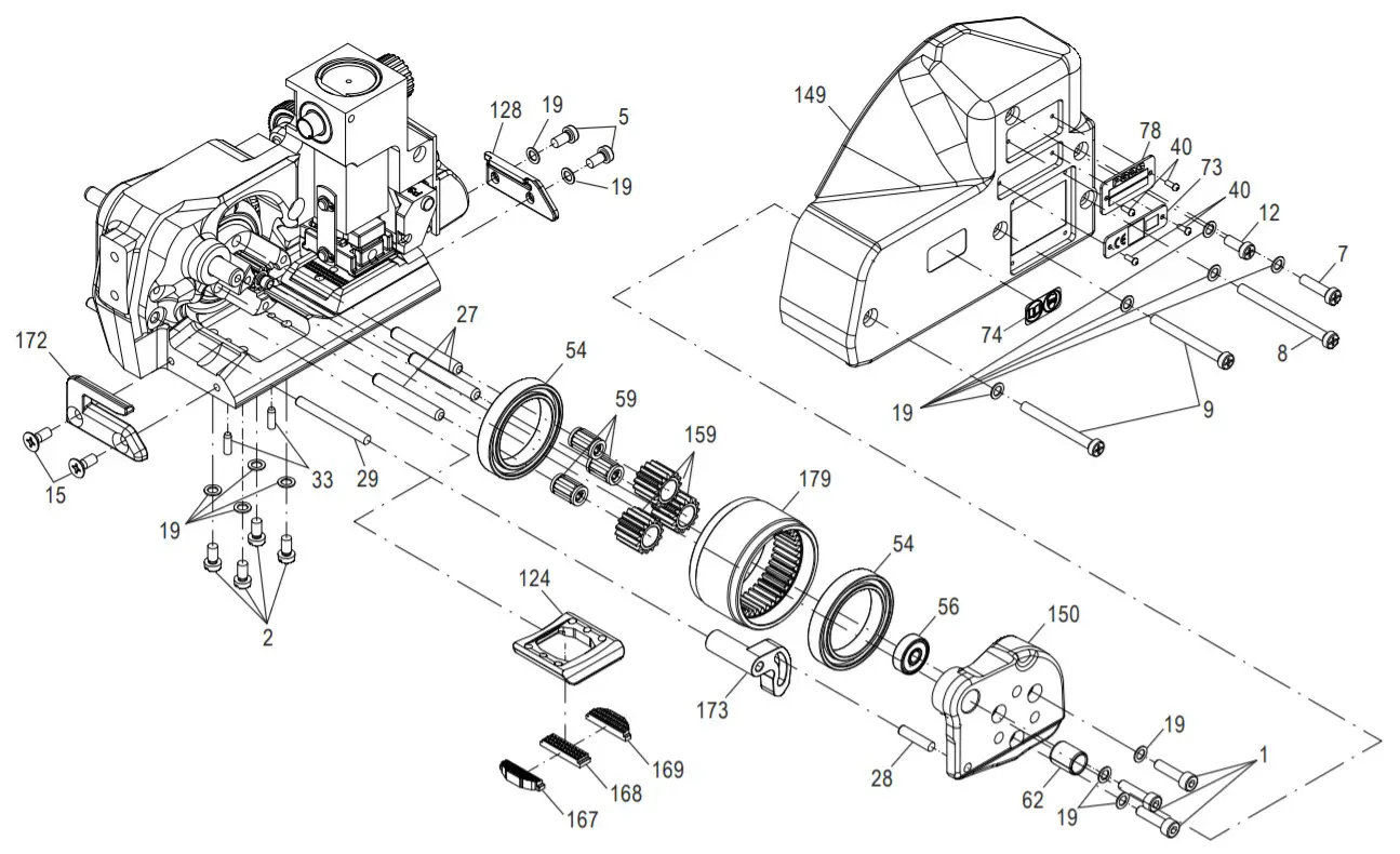 ULINE H-5908 Fromm 328 Sealless Combo Strapping Tool - fig1