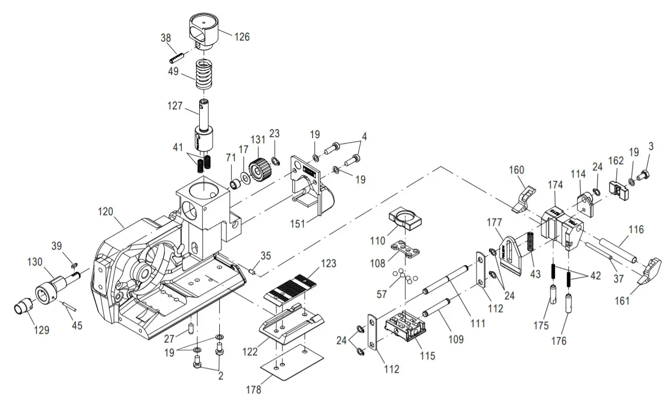 ULINE H-5908 Fromm 328 Sealless Combo Strapping Tool - fig2