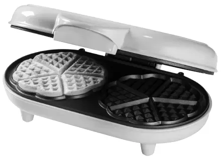 bESTRON ADWM1000P Double Waffle Iron