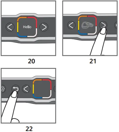 Cooking in automatic mode