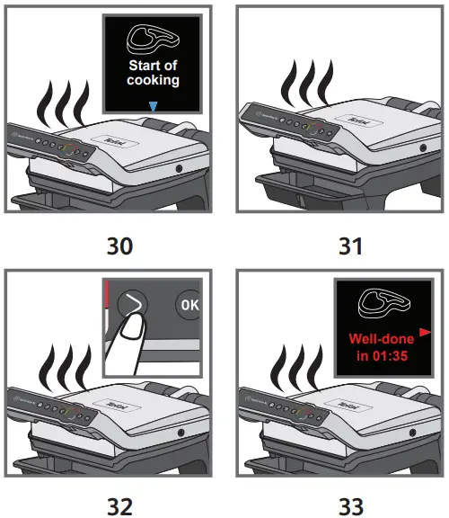 Cooking in automatic mode
