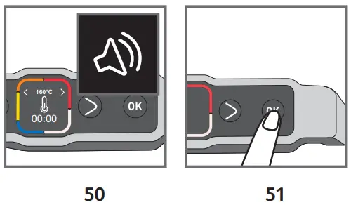Cooking in manual mode