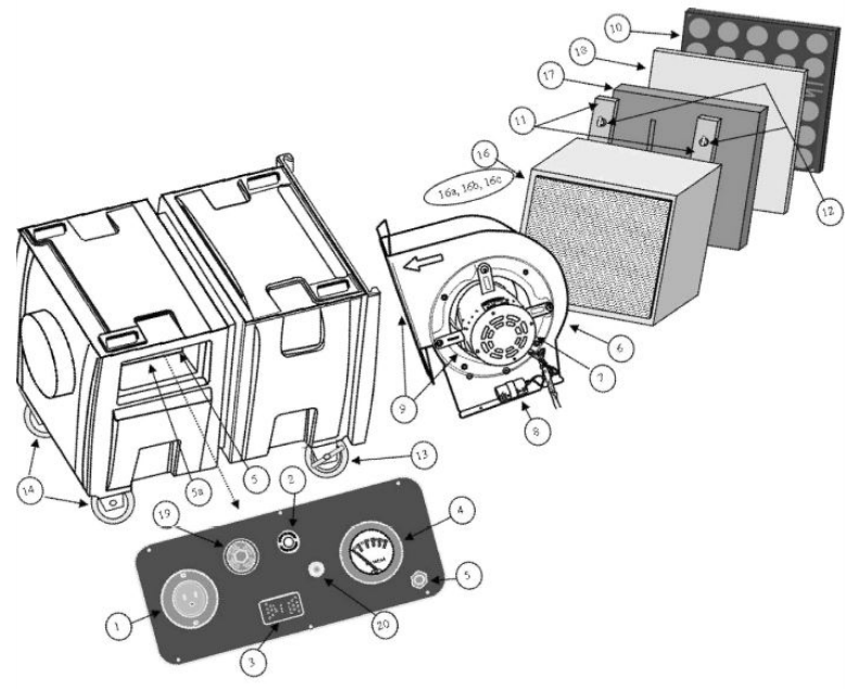 DiamaPro SYSTEM AS 2000 Air Scrubber - FIGURE 3