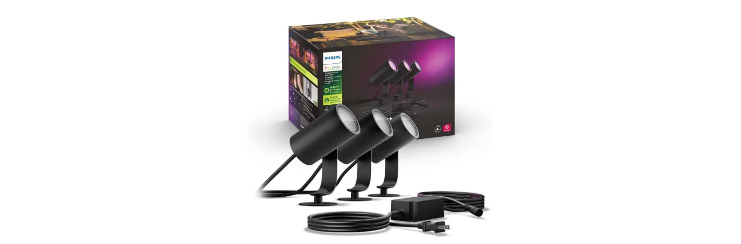 ‎philips Hue 1746730v7 Outdoor Spot Light Base Kit User Manual