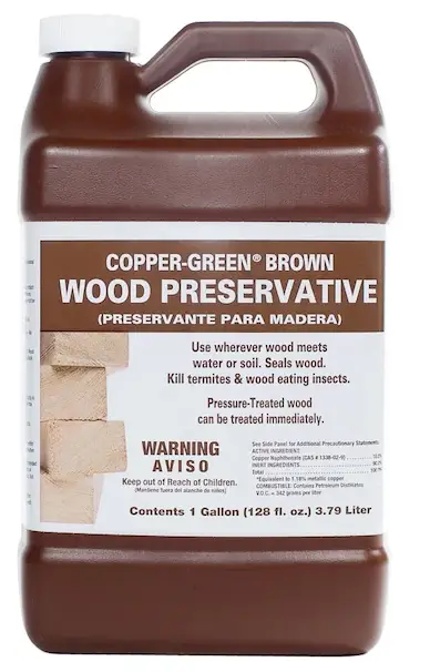 Copper-green-BROWN-WOOD-PRESE