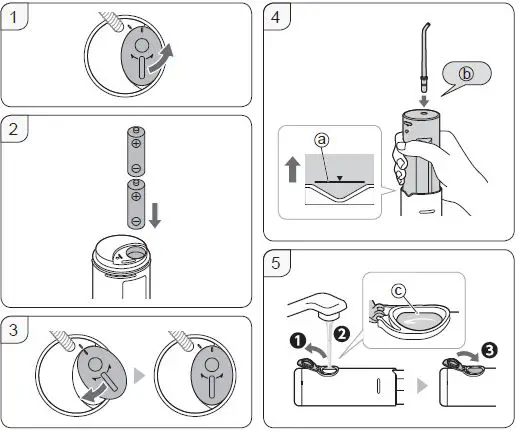 Panasonic EW-DJ11 Portable Oral Irrigator-2