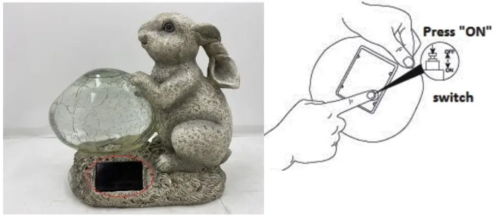 COOPERS OF STORTFORD K203 Hare with Solar Globe - fig 2