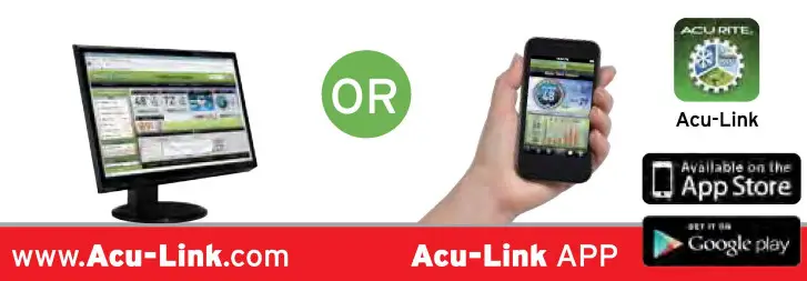 ACURITE 09150-QSG AcuLink Internet Bridge - account and register