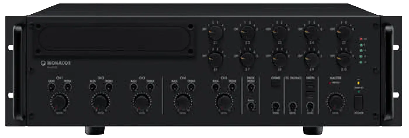 MONACOR PA-6020Z Multi-Zone Mixing Amplifiers - Fig 3