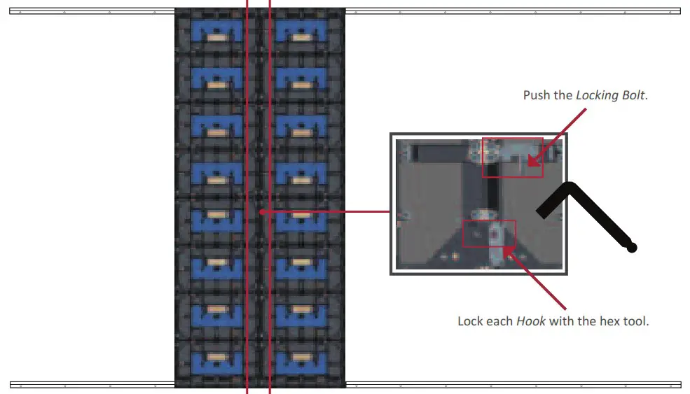 ViewSonic LDM216 251 All in one Direct View LED Display - Locking Bolt