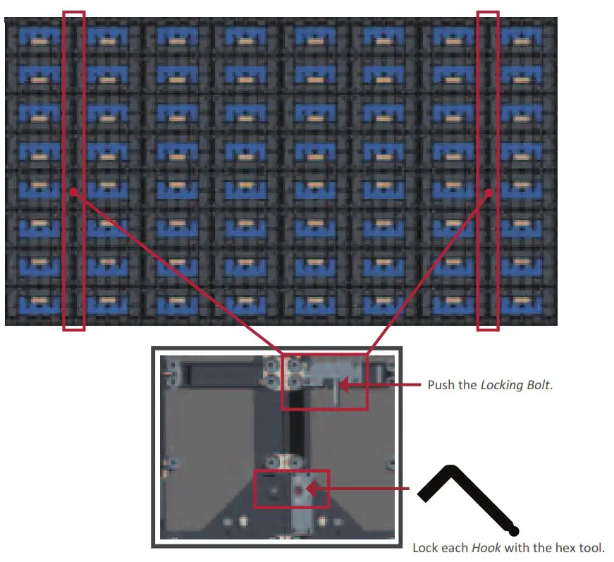 ViewSonic LDM216 251 All in one Direct View LED Display - Rear Panel1