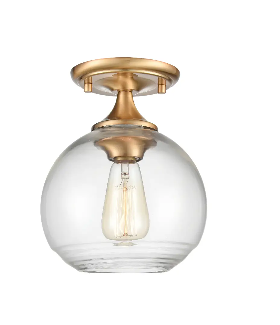 Elk Home 81565, 81575, 81585 Satin Brass Semi Flush Mount Ceiling Light Instruction Manual Elk Home 81565, 81575, 81585 Satin Brass Semi Flush Mount Ceiling Light Instruction Manual