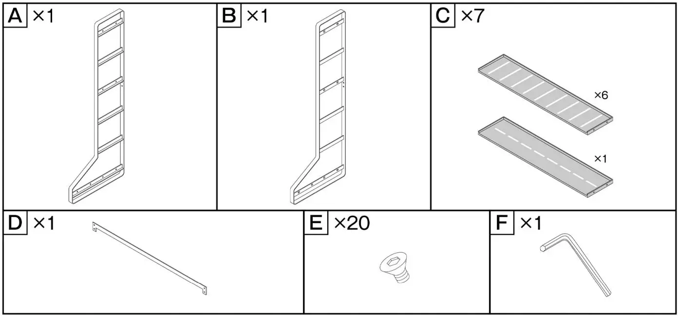 YAMAZAKI 5018-P Tower Collectibles Display Shelf Instruction Manual - How to use