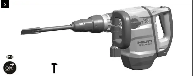 HILTI-TE-500-AVR-SDS-Max-Demolition-Hammer-FIG5