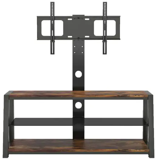 WATEDAY MAT6700 45 6 Inch Black Swivel TV Stand