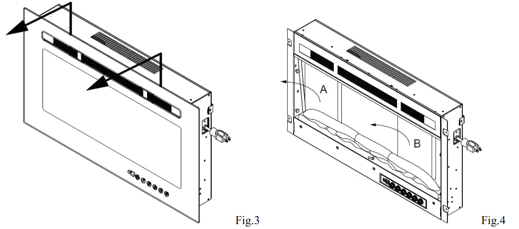 intertek IF-1330TCL Electric Fireplace - 11