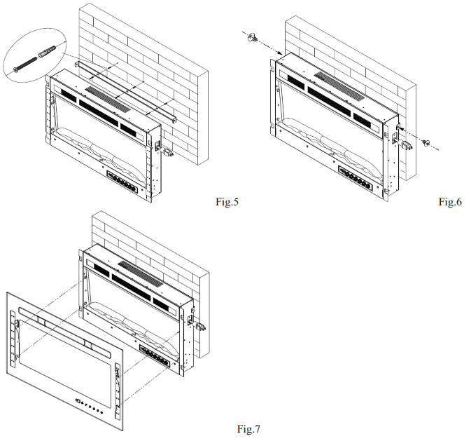 intertek IF-1330TCL Electric Fireplace - 13
