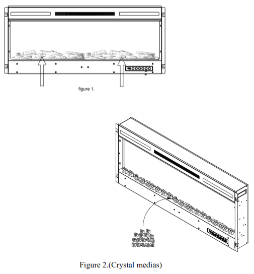 intertek IF-1330TCL Electric Fireplace - 14
