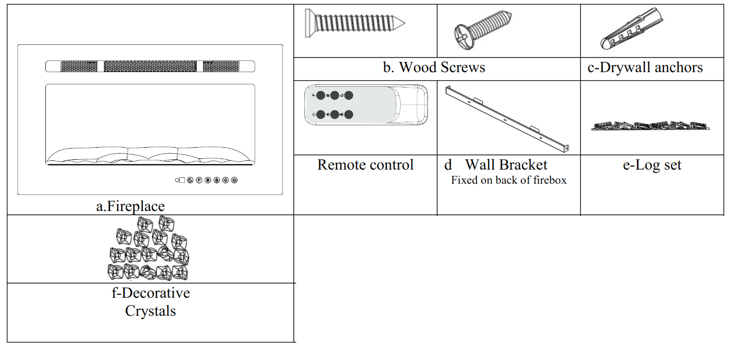 intertek IF-1330TCL Electric Fireplace - 2