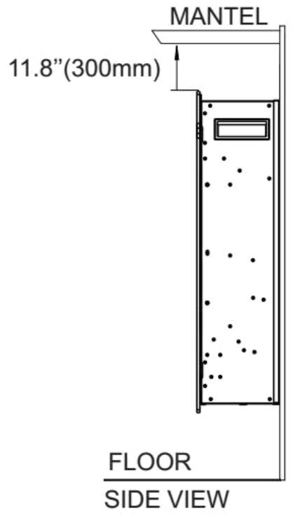 intertek IF-1330TCL Electric Fireplace - 4