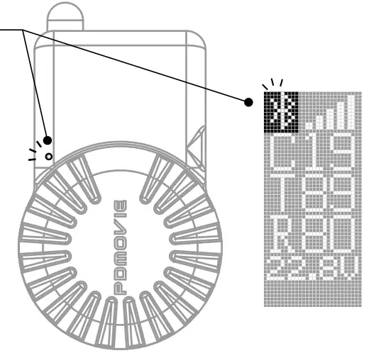 pdmovie PD2-M1 Remote Air 4 - Blinking fast