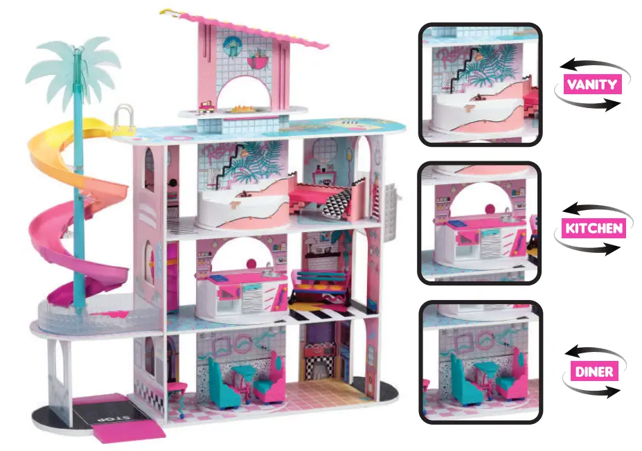 L O L SURPRISE 576747 Wood Doll House - fig 12