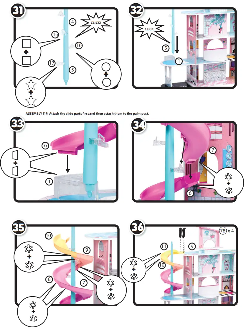 L O L SURPRISE 576747 Wood Doll House - fig 3
