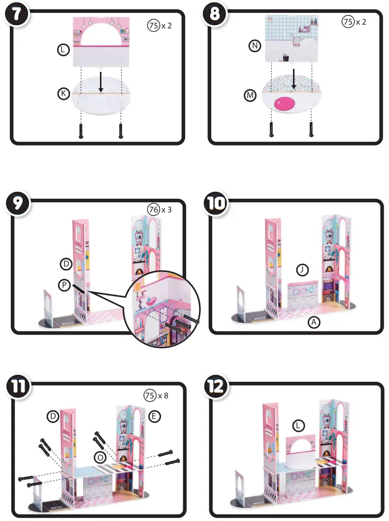 L O L SURPRISE 576747 Wood Doll House - fig 5