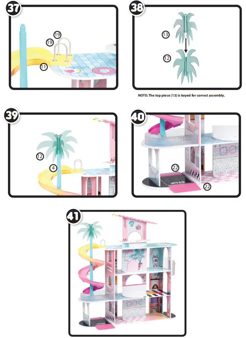 L O L SURPRISE 576747 Wood Doll House - fig 6