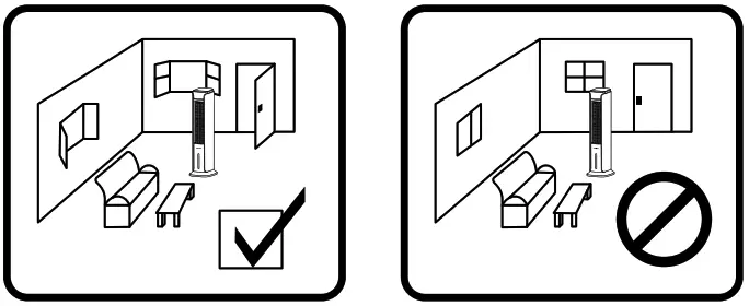 Morgan MAC COOL T1 Tower Air Cooler - Figure 1