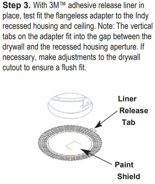 Indy 665915 LED 8in Round Designer Series Housing Instruction Manual - Installation Steps