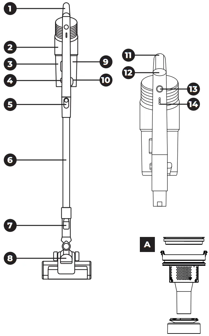 SIGURO VT Q80 Upright Vacuum Cleaner - Overview
