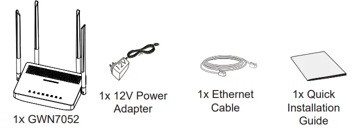 GRANDSTREAM GWN7052 Dual-band Wi-Fi Router 1