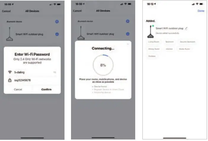 Yangguang Electronics SH 18PR04 Smart WiFi Outdoor Plug - Setting up the smart WIFI outdoor plug 5